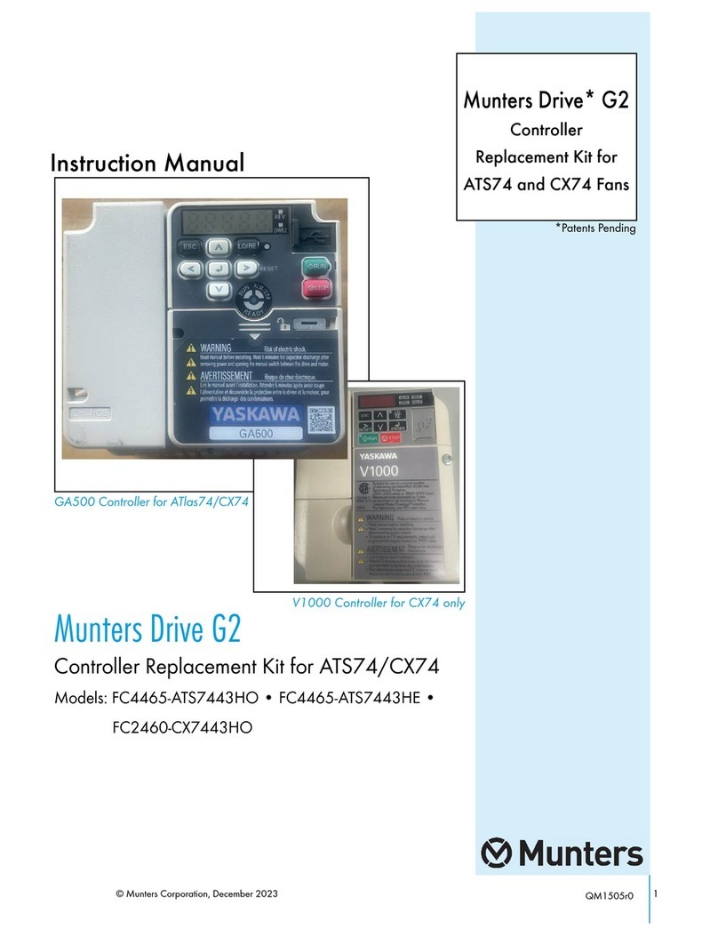 Munters G2 Manuel utilisateur