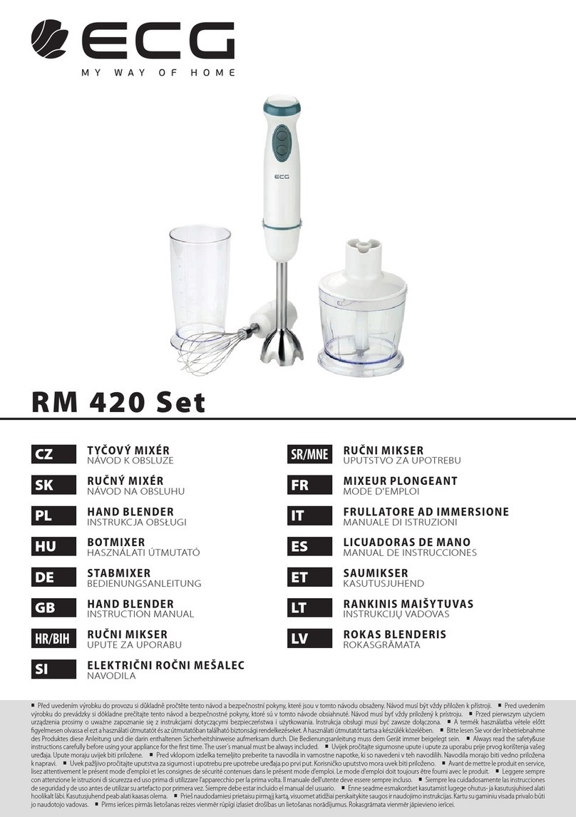 ECG RM 420 Set Manuel utilisateur