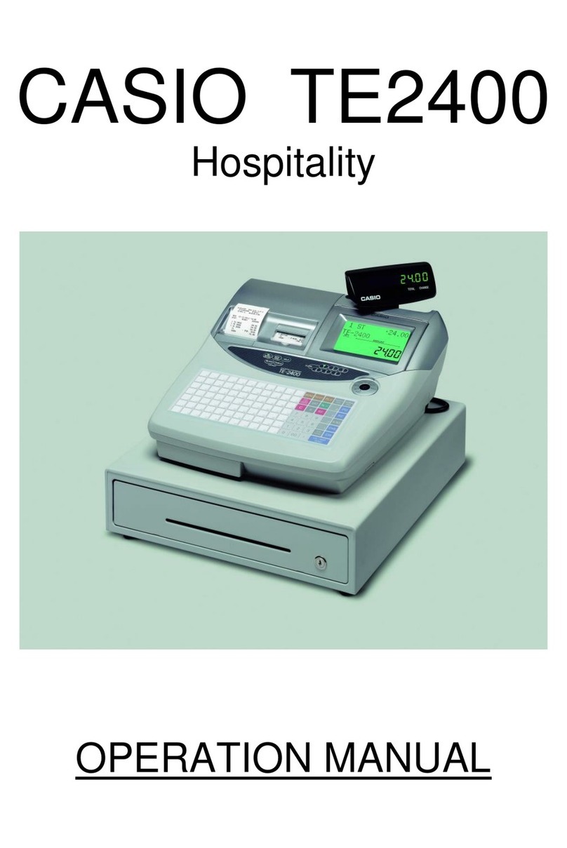 Casio TE-2400 Manuel utilisateur