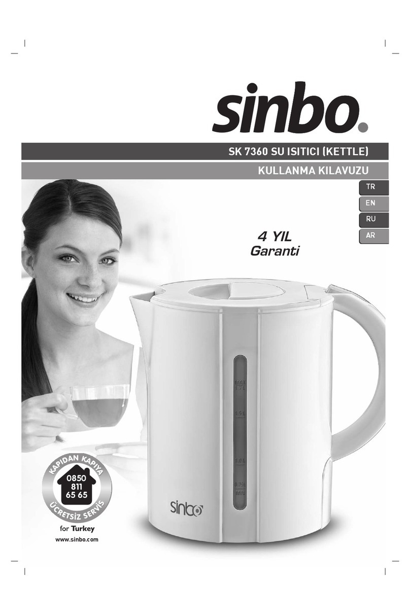 Sinbo SK 7360 Manuel utilisateur