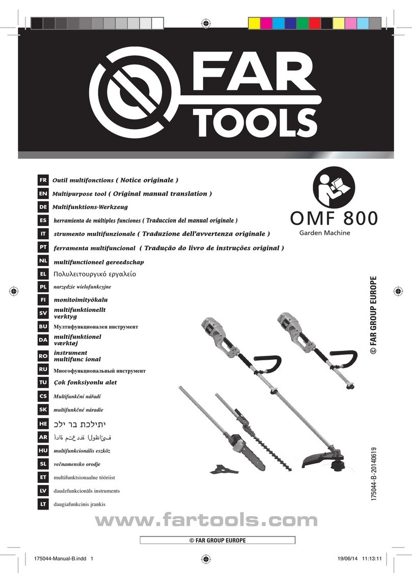 Far Tools OMF 800 Manuel d'utilisation et d'entretien