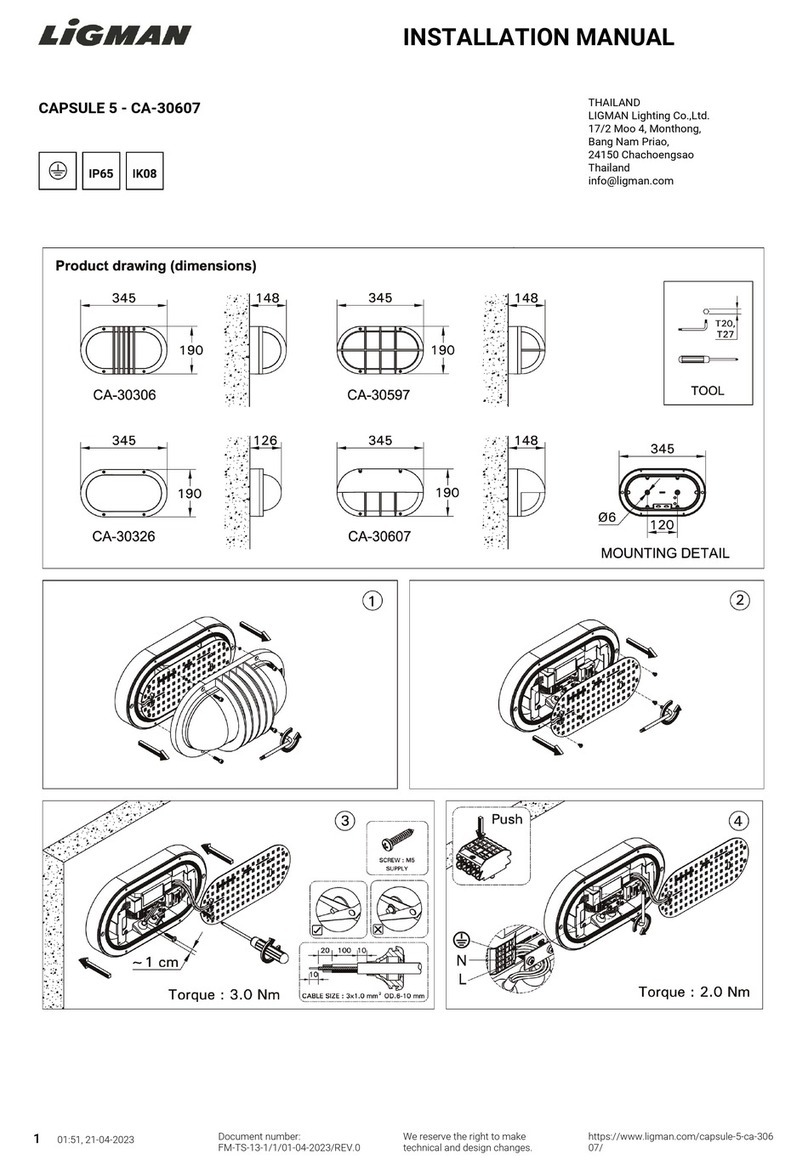 LIGMAN CA-30607 Manuel utilisateur