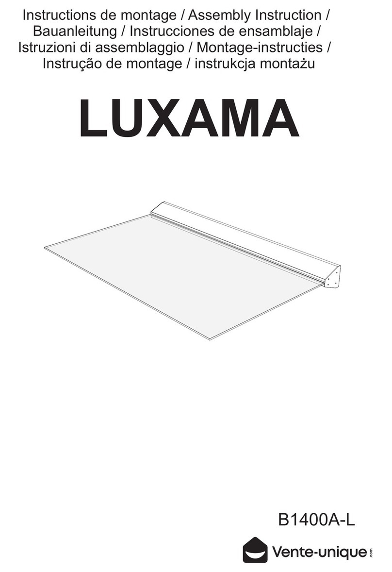 Vente Unique LUXAMA Manuel utilisateur