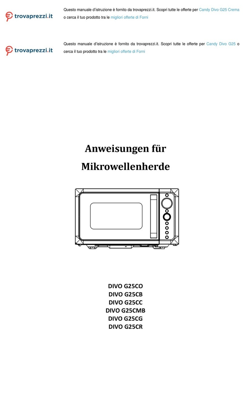 Candy DIVO G25CO Manuel utilisateur