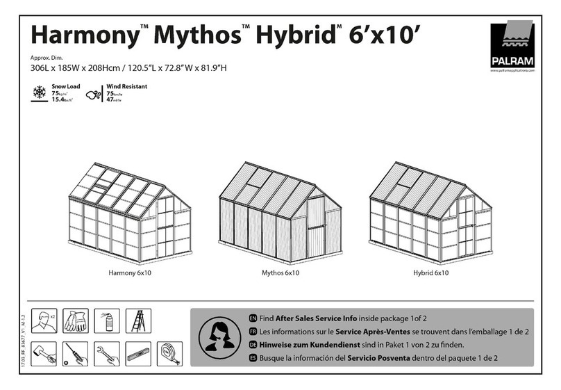 Palram Harmony 6x10 Manuel utilisateur