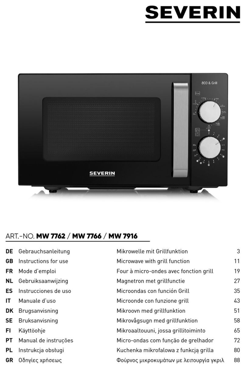 SEVERIN MW 7916 Manuel utilisateur