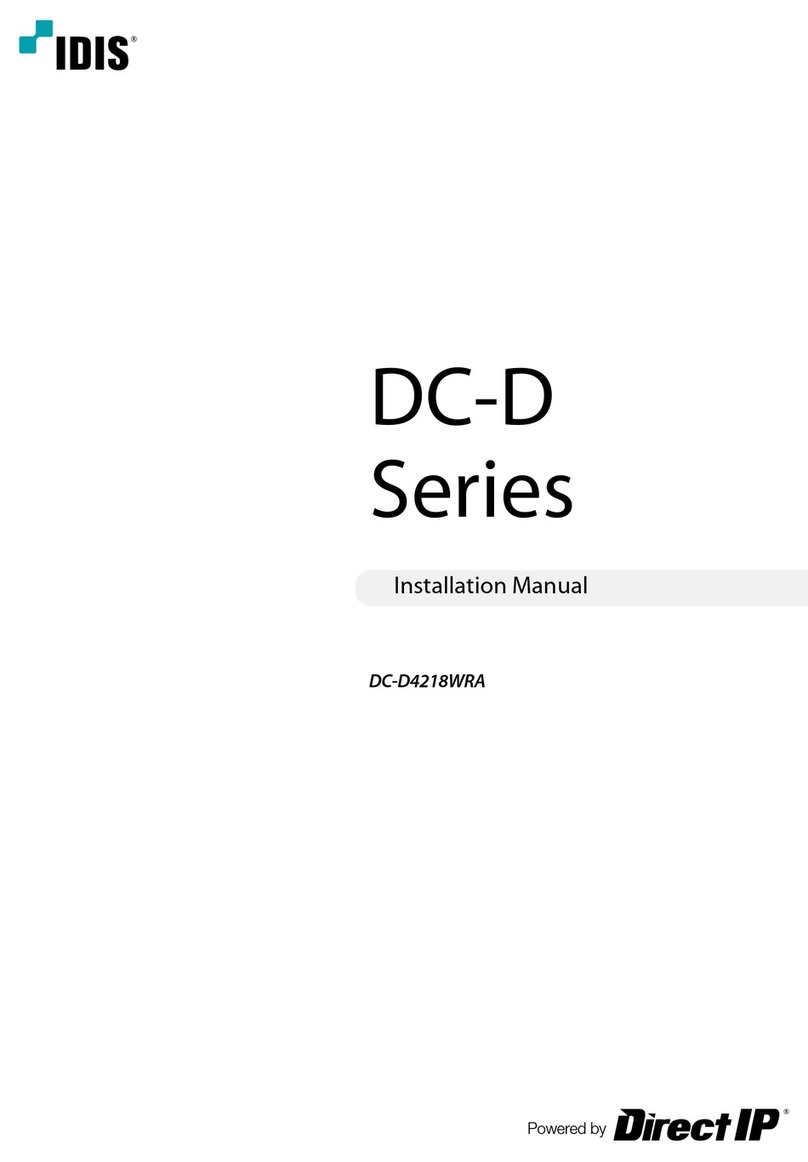 Idis DC-D Series Manuel utilisateur