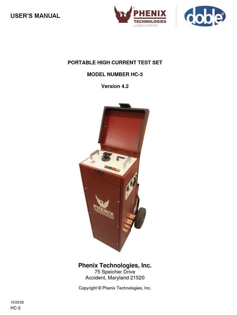 doble Phenix Technologies HC-3 Manuel utilisateur