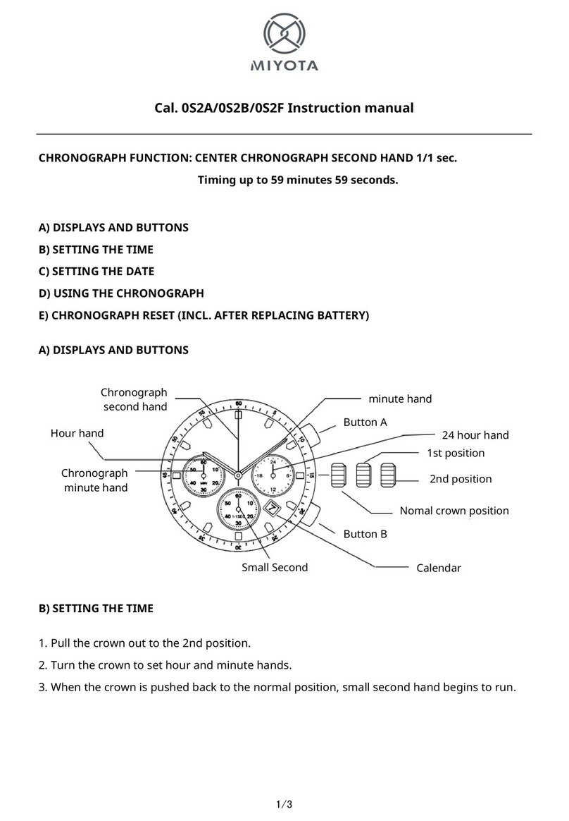 Citizen 0S2A Manuel utilisateur Citizen 0S2A Manuel utilisateur