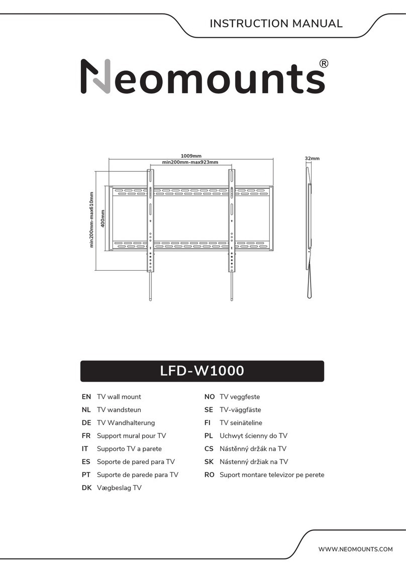 NeoMounts LFD-W1000 Manuel utilisateur