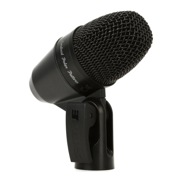 Shure PGA 56 Manuel utilisateur