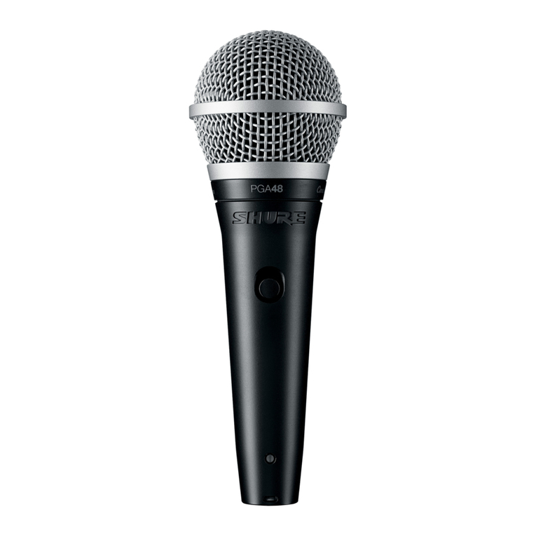 Shure PGA 48 Manuel utilisateur