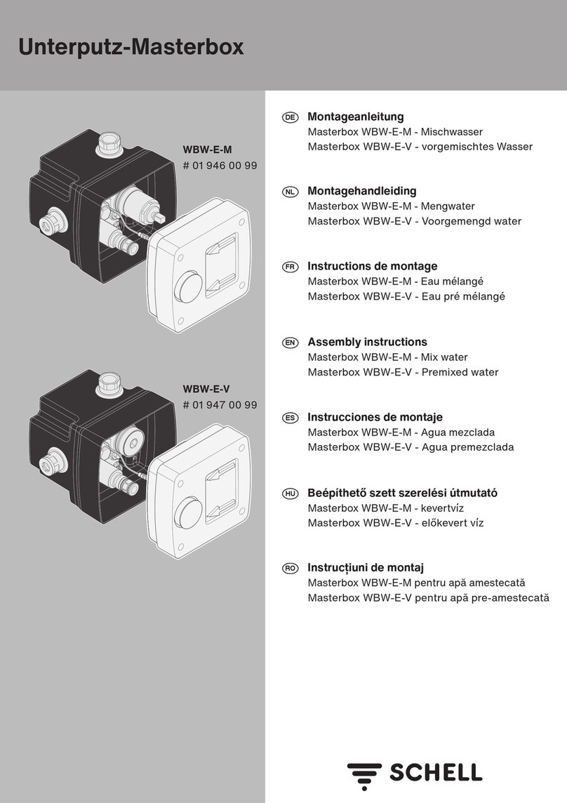 Schell Masterbox WBW-E-M Manuel utilisateur