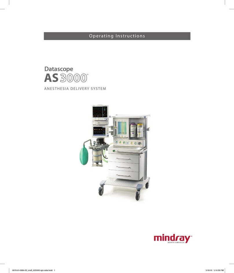 Mindray Datascope AS 3000 Manuel utilisateur
