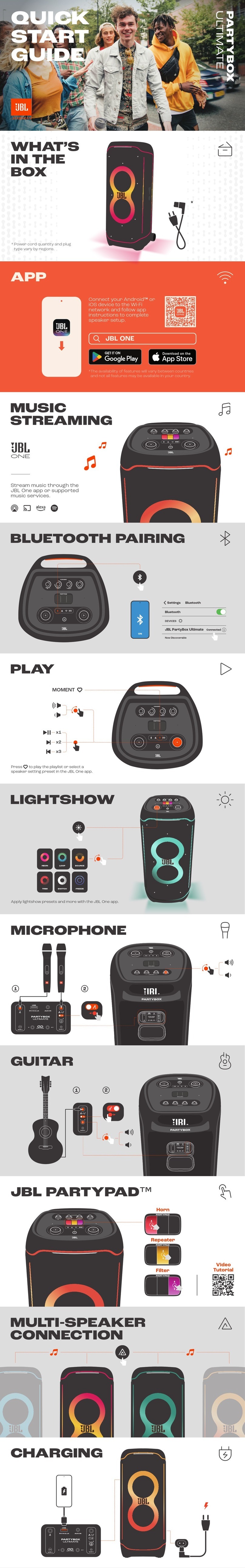 Harman JBL PartyBox Ultimate Manuel utilisateur