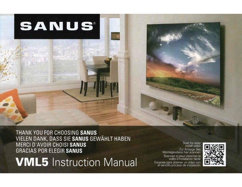 Sanus VML5 Manuel utilisateur