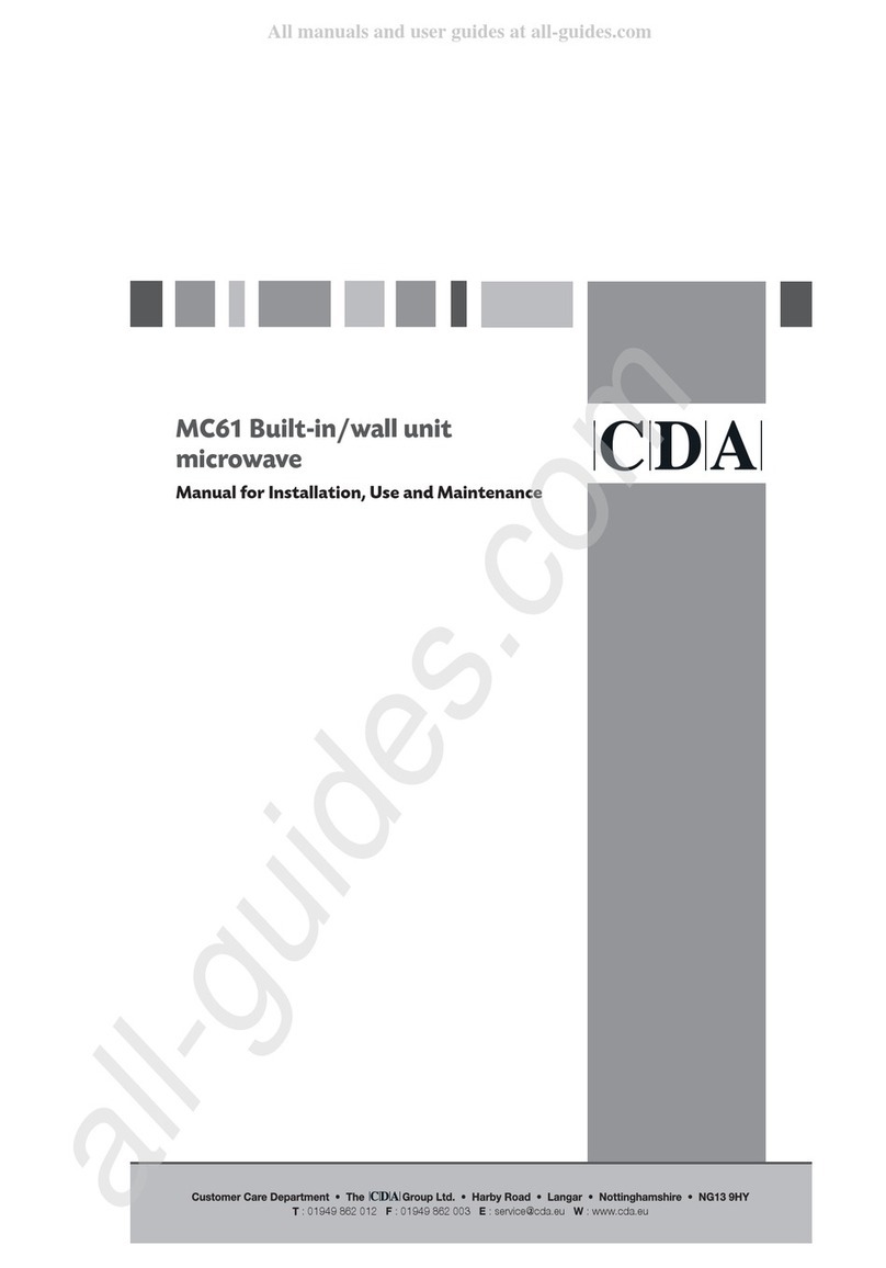 CDA MC61 Manuel utilisateur