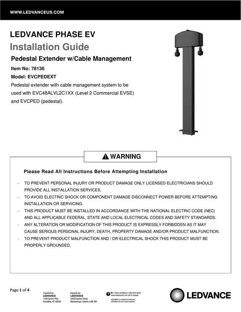 Ledvance PHASE EV EVCPEDEXT Manuel utilisateur