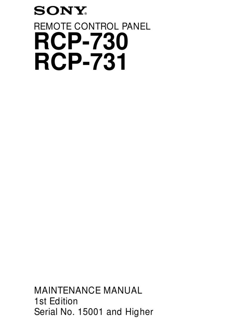 Sony RCP-730 Manuel utilisateur