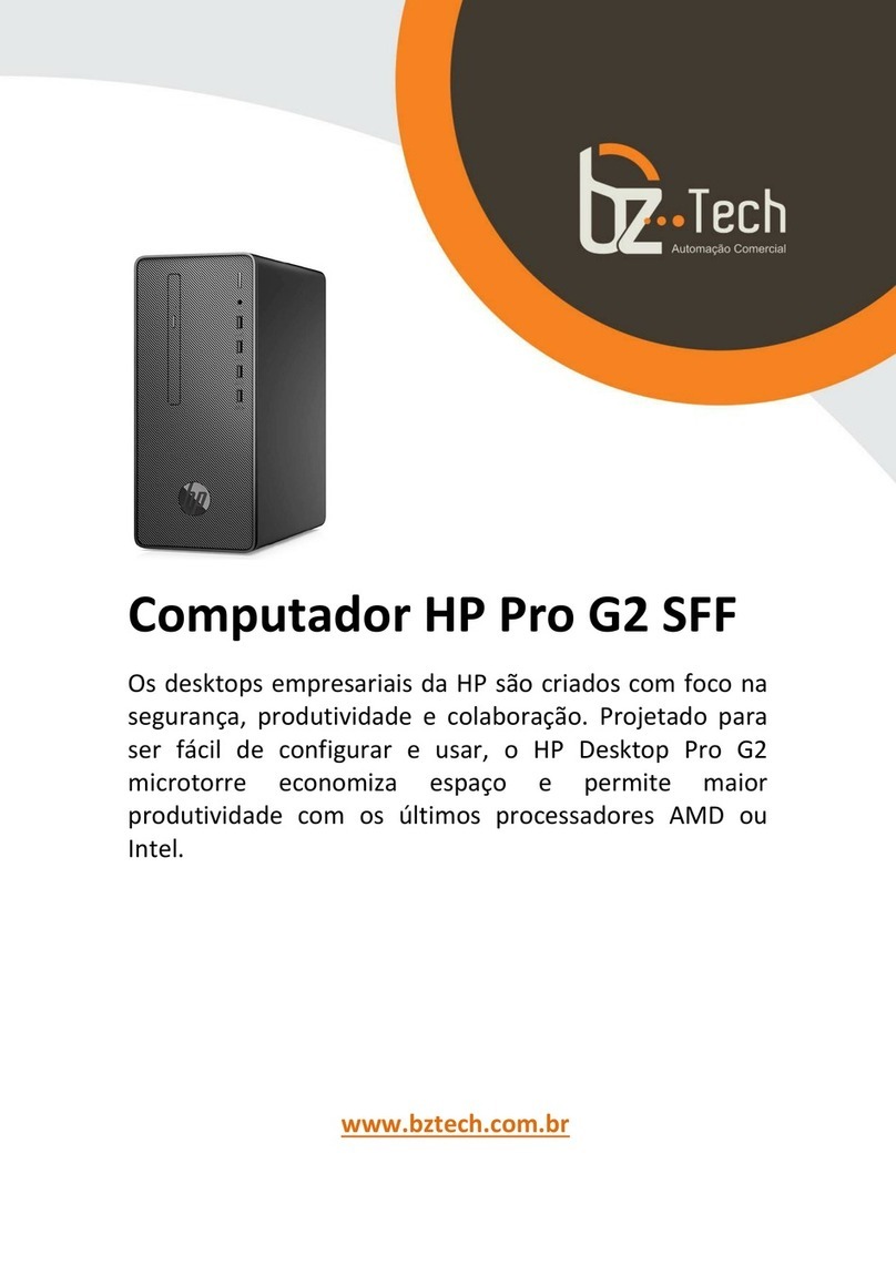 HP Pro G2 SFF Manuel utilisateur