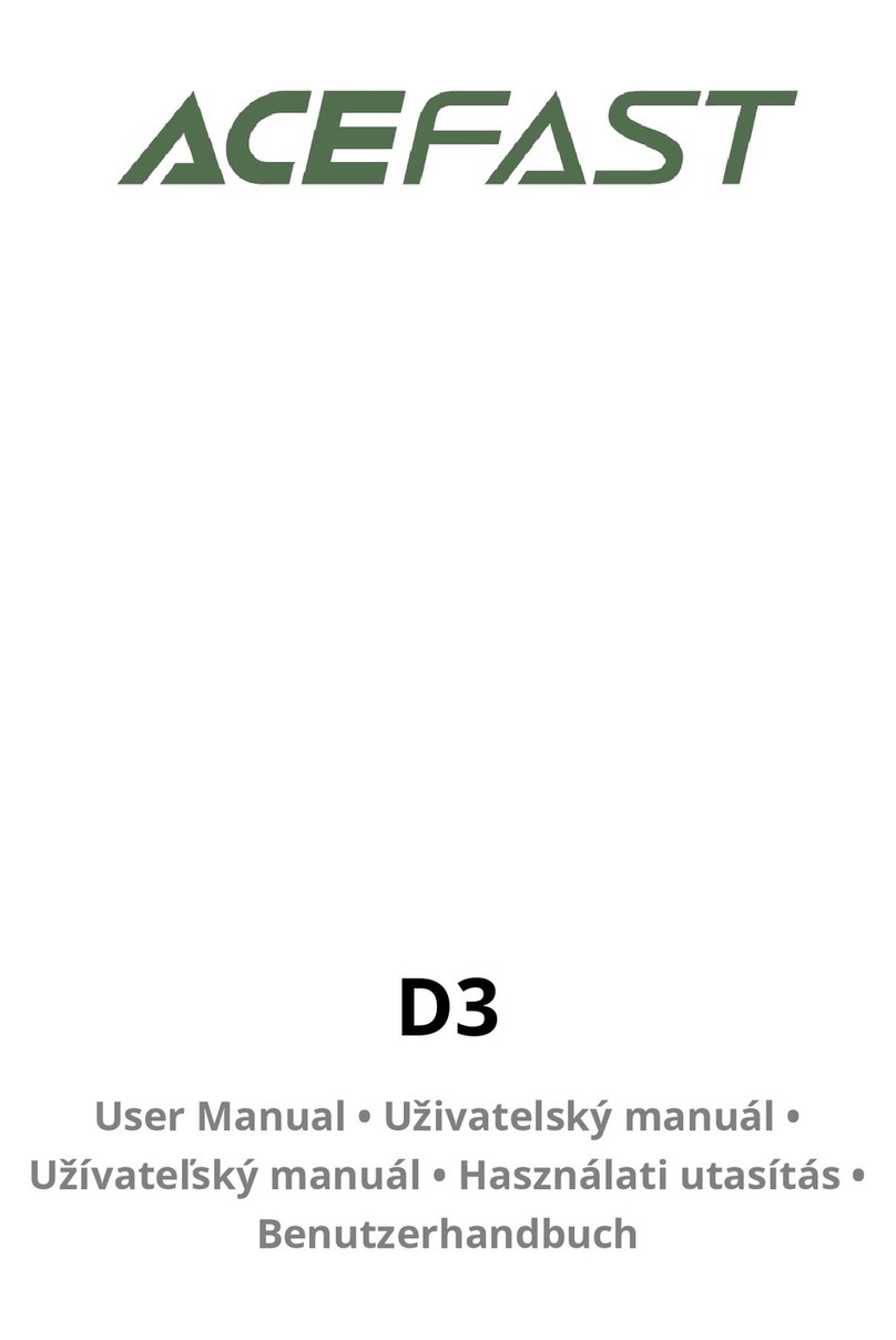 ACEFAST MG3 Manuel utilisateur