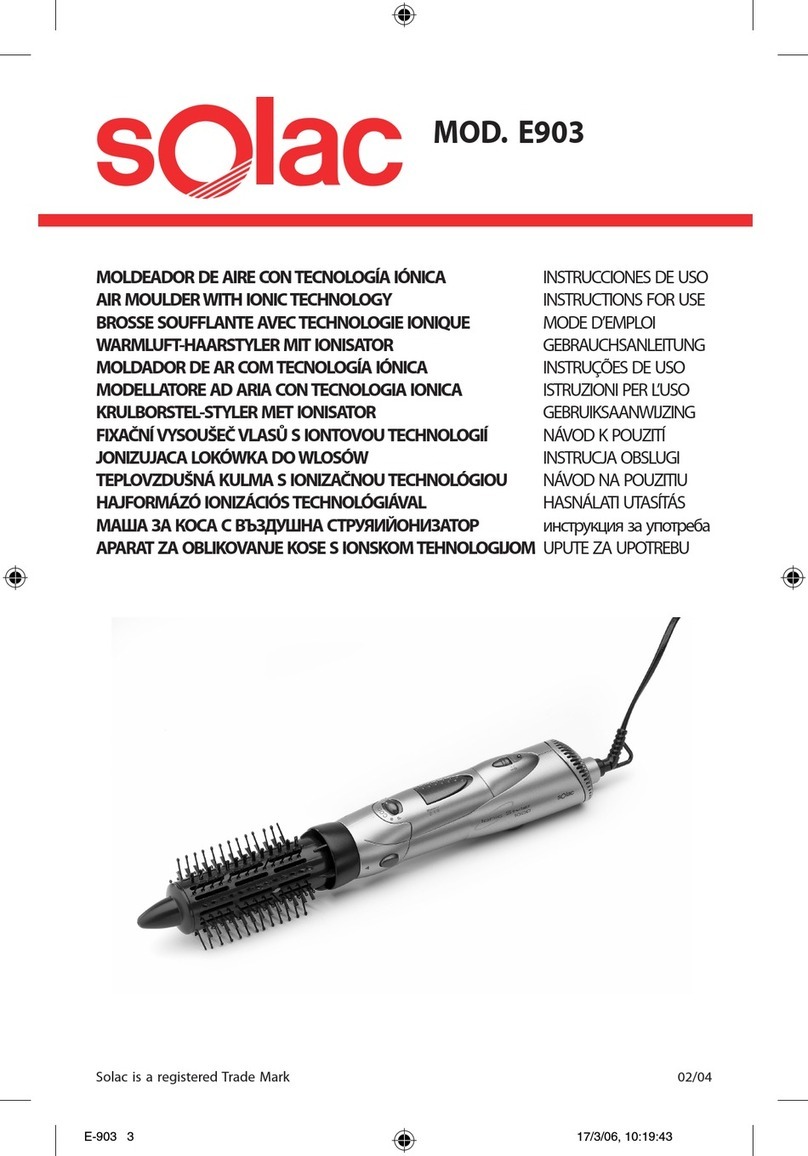SOLAC E903 Manuel utilisateur