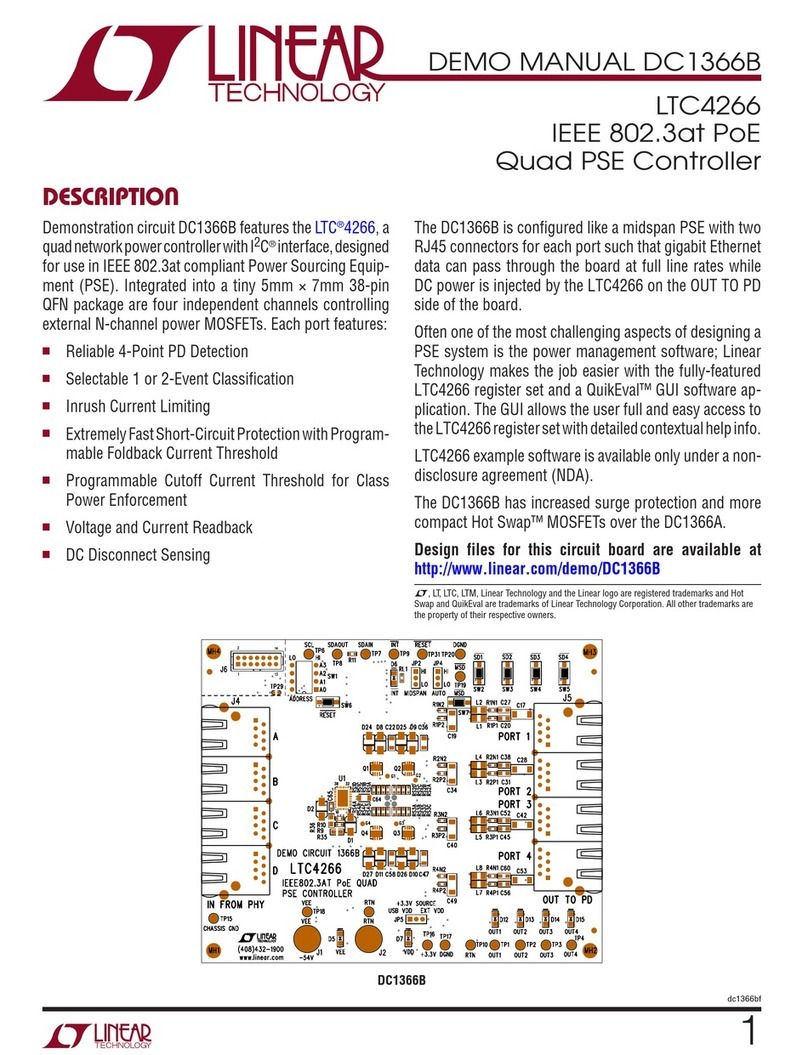 Linear Technology DC1366B Manuel utilisateur Linear Technology DC1366B Manuel utilisateur