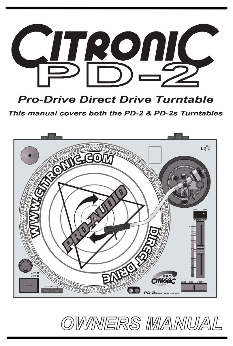Citronic PD-2 Manuel utilisateur