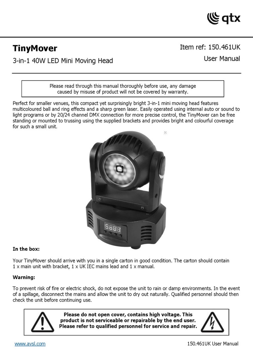 Qtx TinyMover 150.461UK Manuel utilisateur