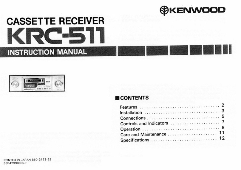 Kenwood KRC-511 Manuel utilisateur
