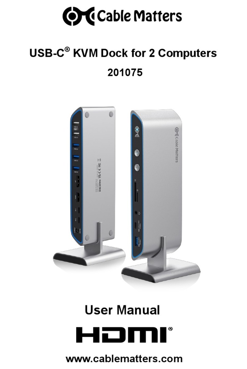 cable matters 201075 Manuel utilisateur cable matters 201075 Manuel utilisateur