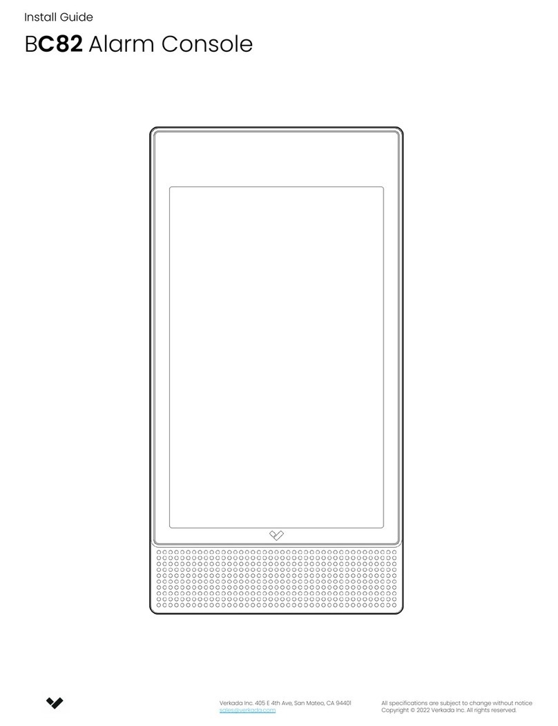 Verkada BC82 Manuel utilisateur