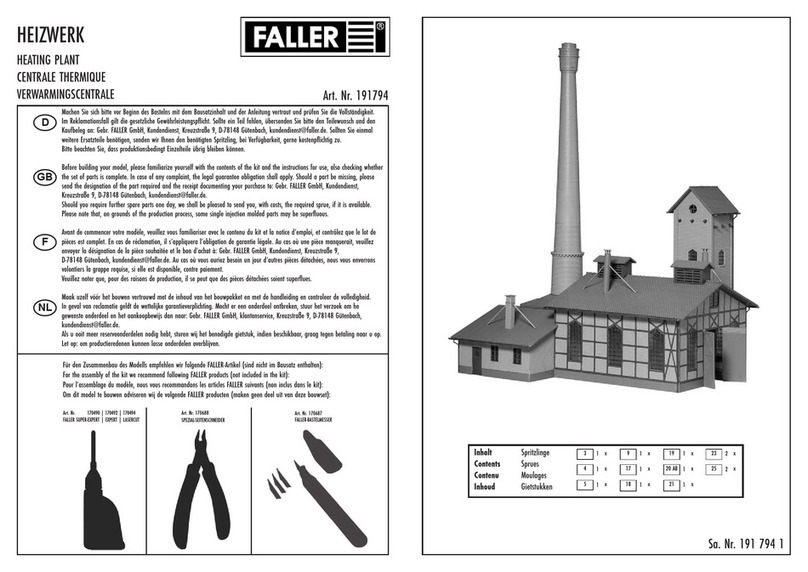 Faller 191794 Manuel utilisateur