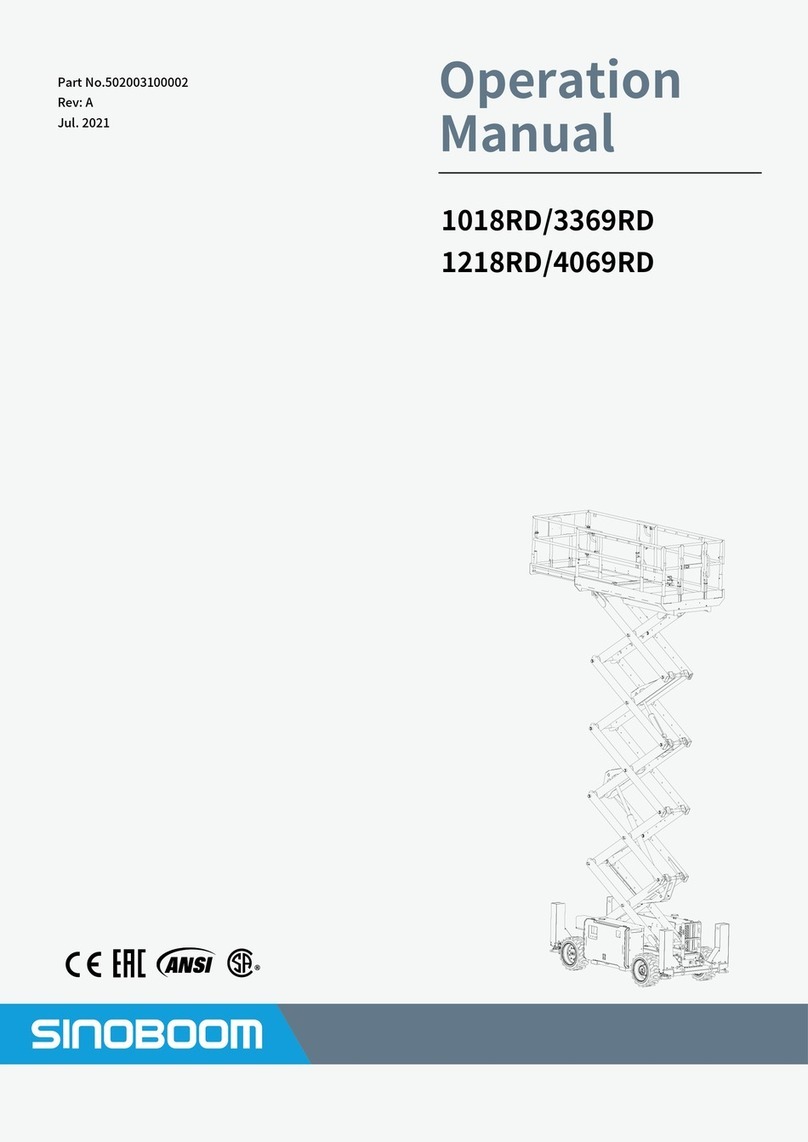Sinoboom 1018RD Manuel utilisateur
