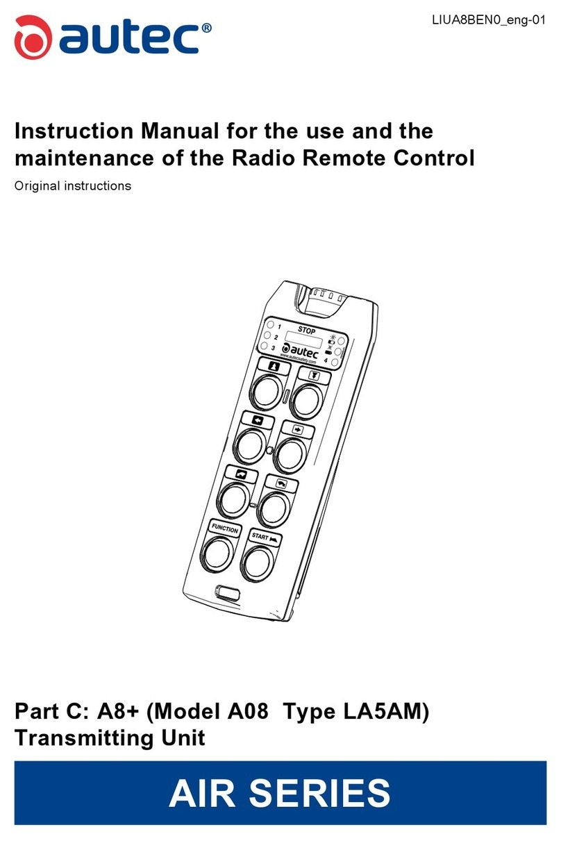 AUTEC A08 Manuel utilisateur