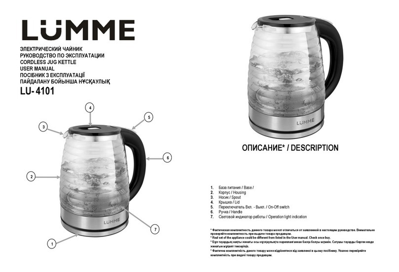 Lumme LU-4101 Manuel utilisateur