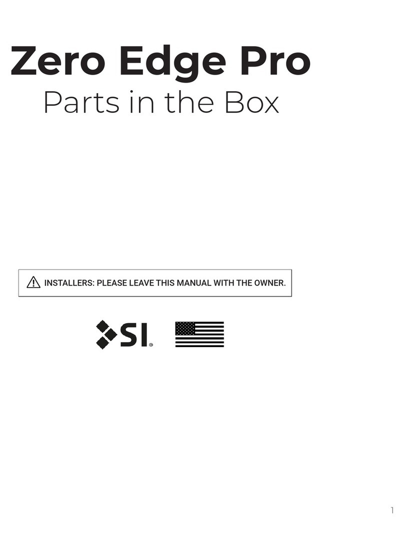 SI ZERO EDGE PRO Manuel utilisateur