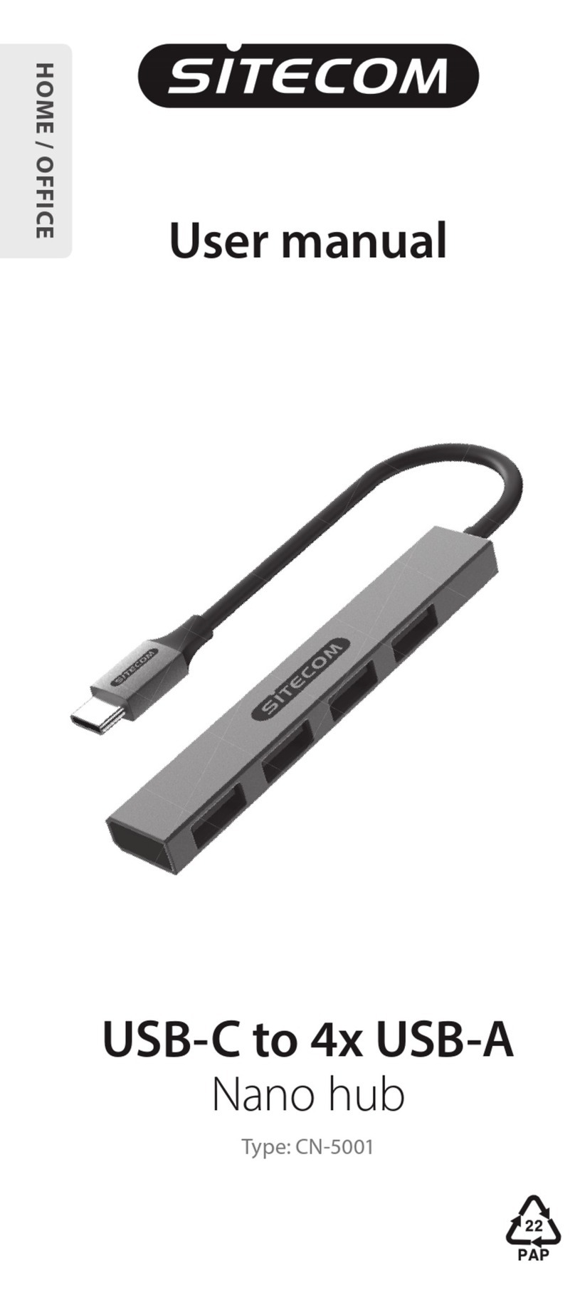 Sitecom CN-5001 Manuel utilisateur