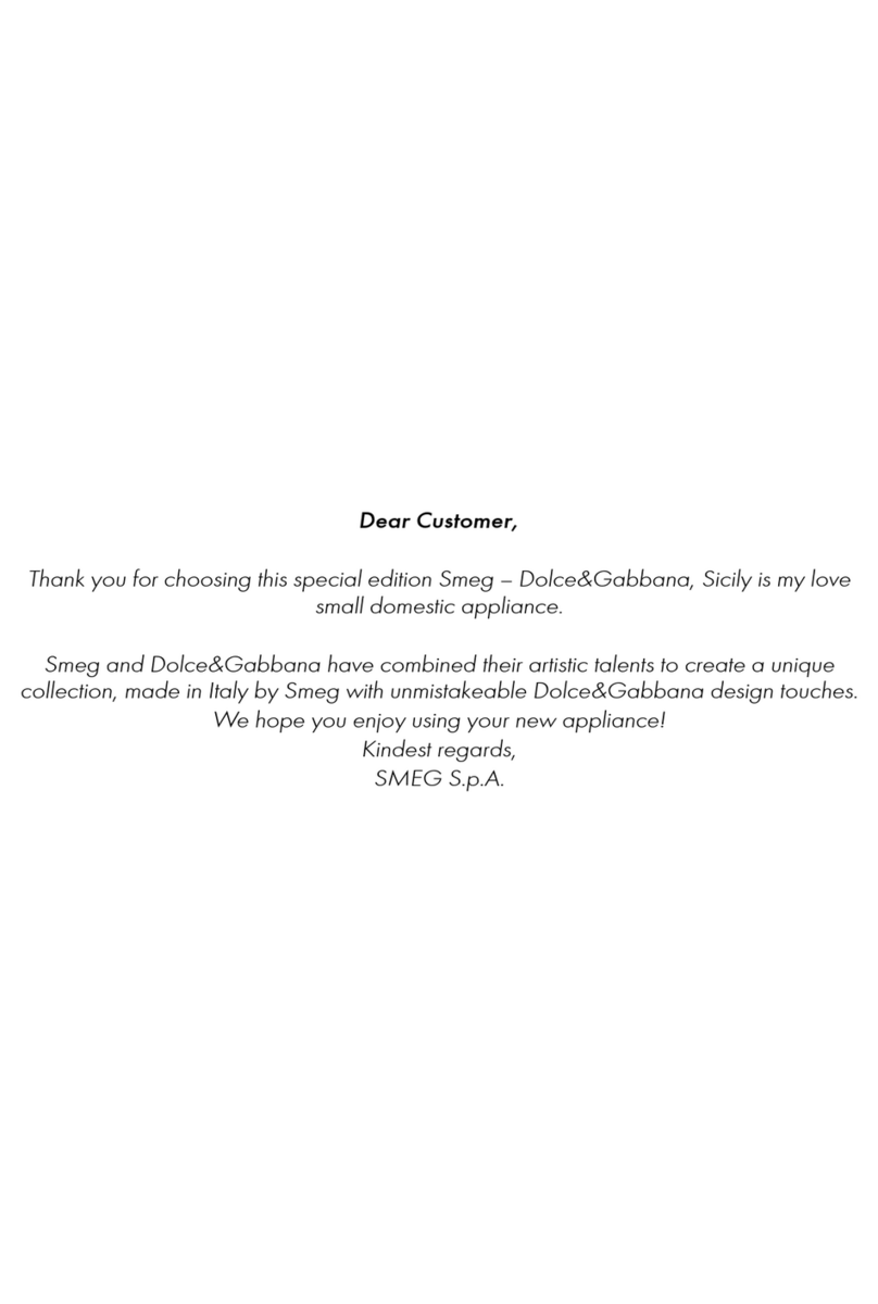 Smeg DCF02DGUS Manuel utilisateur