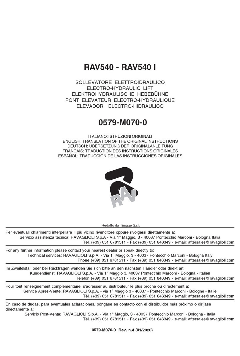 rav RAV540 Manuel utilisateur