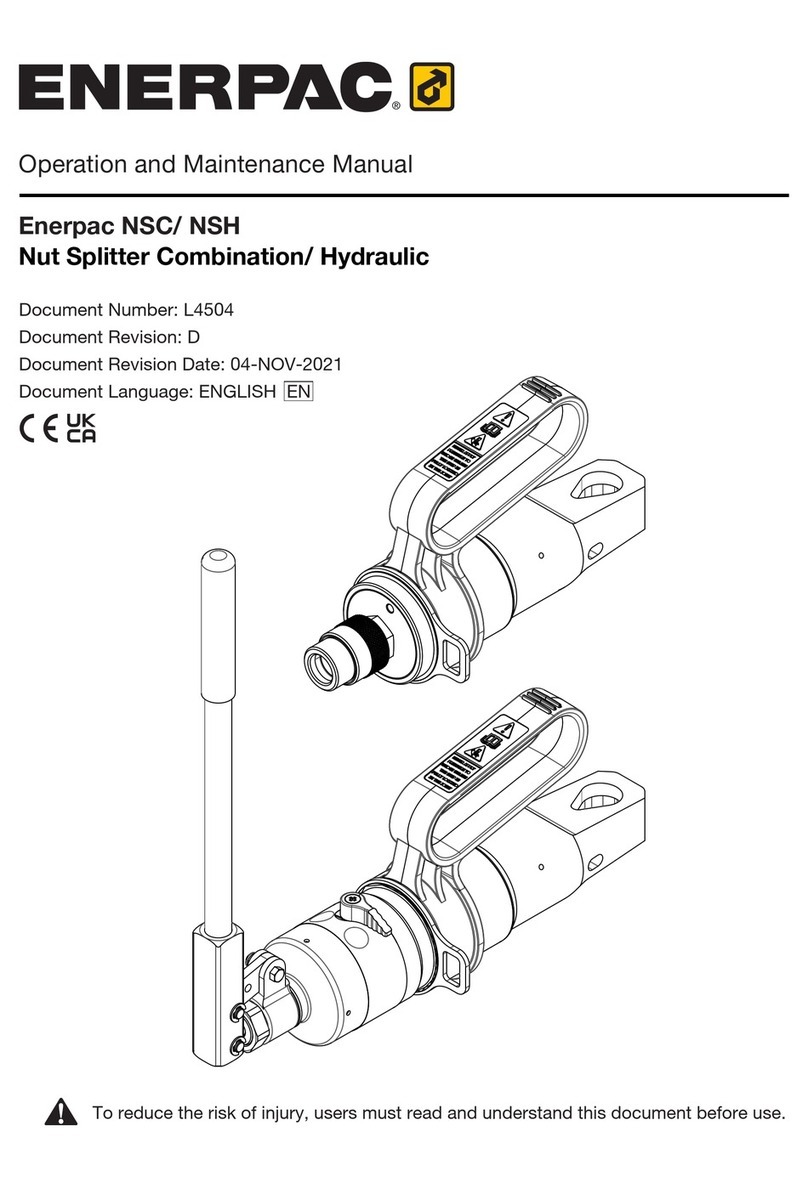 Enerpac NSC Manuel utilisateur