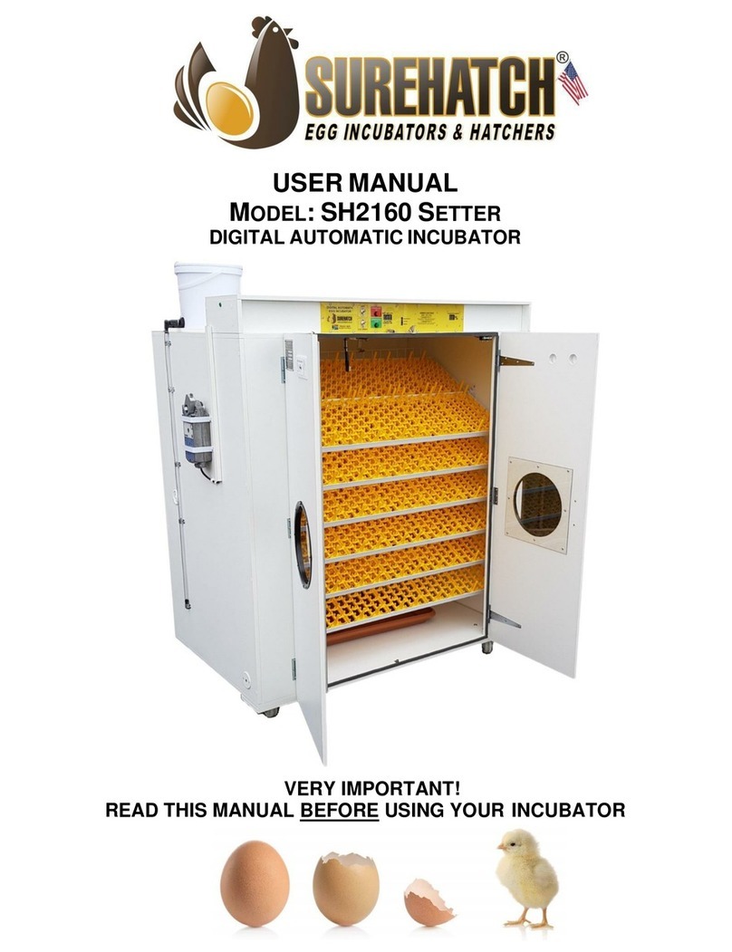 SUREHATCH SETTER SH2160 Manuel utilisateur