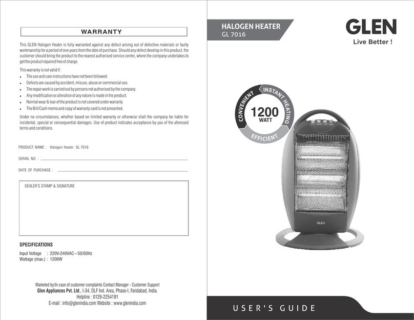 Glen GL 7016 Manuel utilisateur