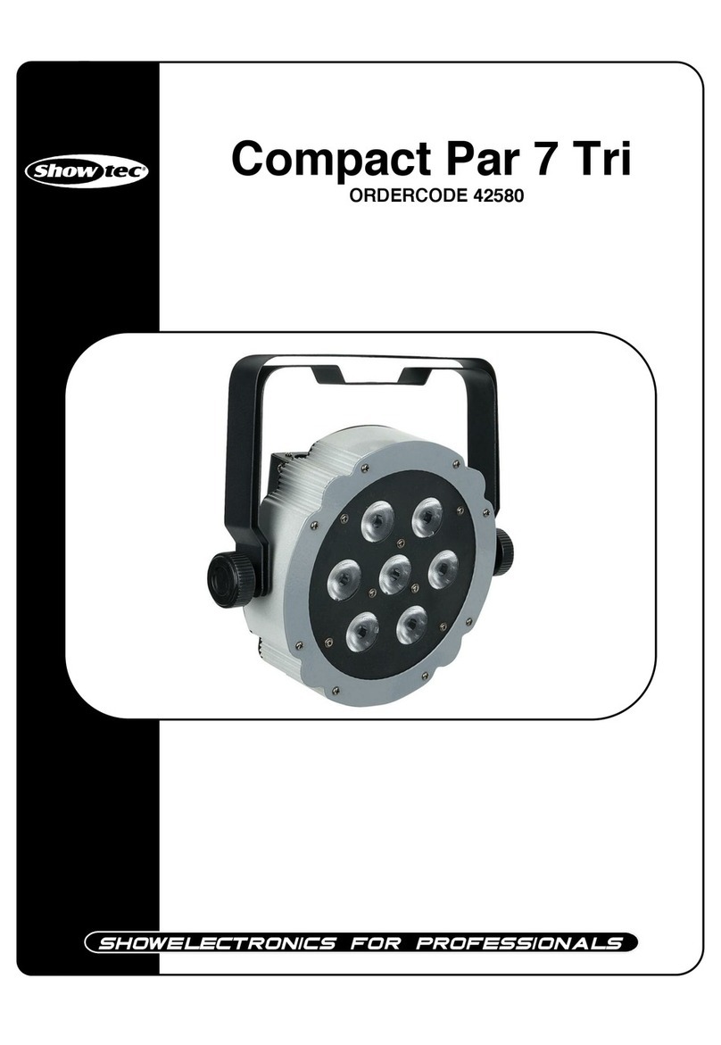 Show Tec Compact Par 7 Tri Manuel utilisateur