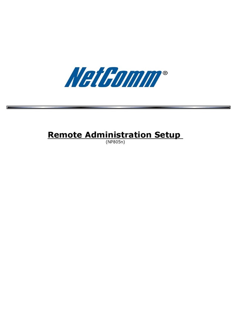 NetComm VELOCITY NP805N Manuel utilisateur
