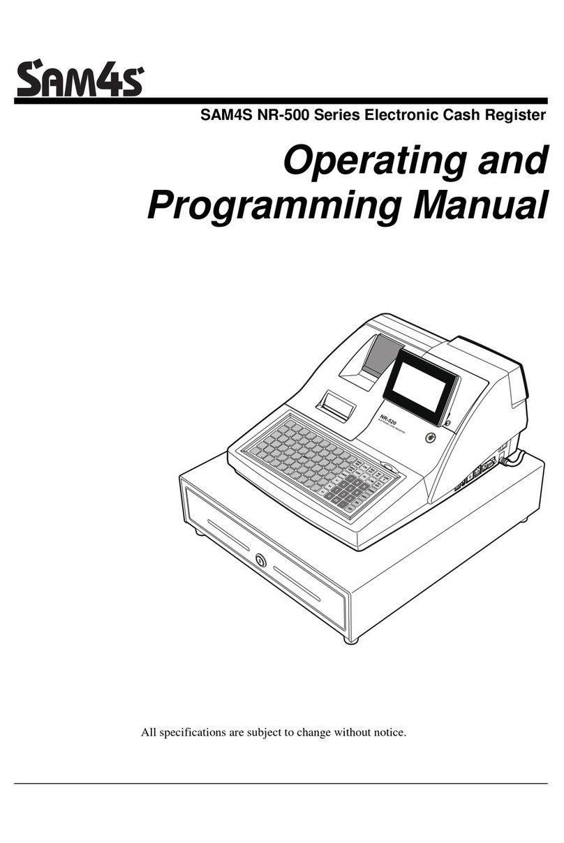 Sam4s NR-510B Manuel du propriétaire