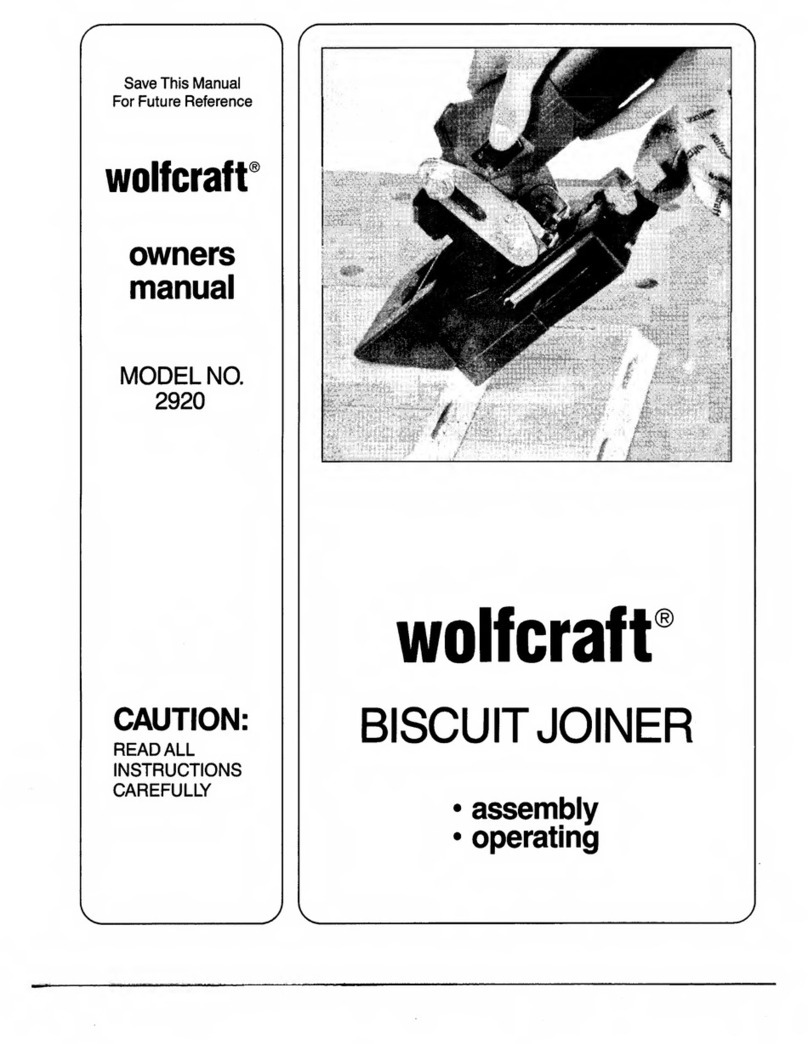 Wolfcraft 2920 Manuel utilisateur Wolfcraft 2920 Manuel utilisateur
