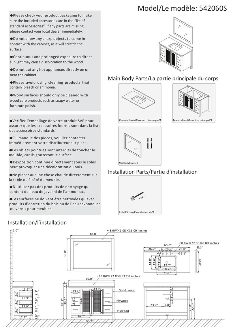 VINNOVA 542060S Manuel utilisateur