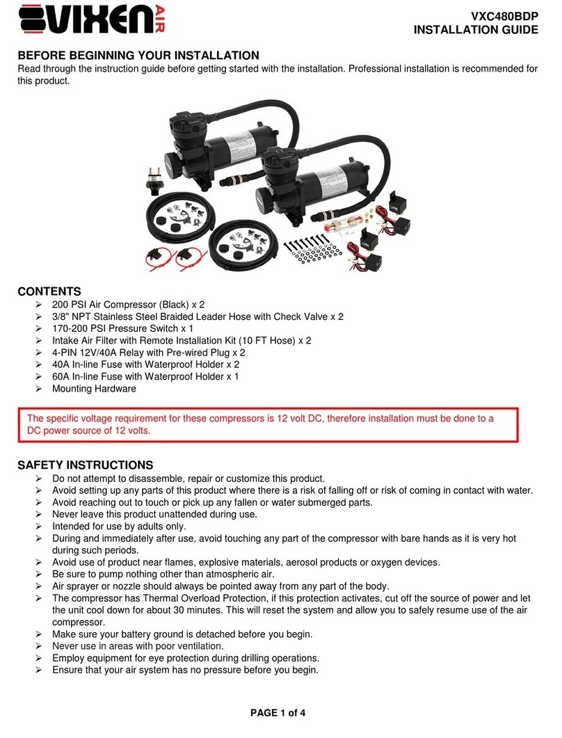 Vixen Air VXC480BDP Manuel utilisateur