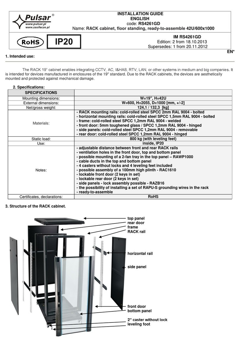 Pulsar RS4261GD Manuel utilisateur